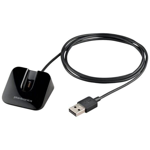 HP Poly Voyager Legend Headset Stand USB-A - Black, Compatible with Voyager Legend