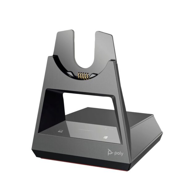 HP Poly Voyager Office Base Headset Stand with Noise-Canceling - Black