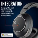 HP Poly Voyager Surround 80 UC Wireless Headset with ANC, Built-in Mic, USB-C, Bluetooth 5.3 - Black