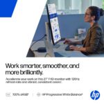 HP Series 5 Pro 27 Inch FHD IPS Monitor, 120 Hz, Black