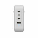 HYPER HyperJuice 100W USB-C GaN Travel Charger with 4-Port Power Delivery 3.0 & PPS - White