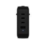 HYPER HyperJuice 100W USB-C GaN Travel Charger with 4 Ports & PD 3.0 - Black