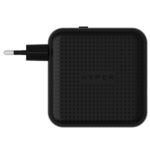 HYPER HyperJuice 100W USB-C GaN Travel Charger with 4 Ports & PD 3.0 - Black