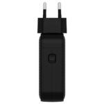 HYPER HyperJuice 100W USB-C GaN Travel Charger with 4 Ports & PD 3.0 - Black