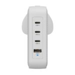 HYPER HyperJuice 145W GaN Charger - 4-Port USB-C, PD 3.1, QC 3.0, PPS, White