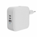 HYPER HyperJuice 70W USB-C GaN Travel Charger with 2x USB-C, 1x USB 2.0 Port - White