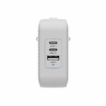 HYPER HyperJuice 70W USB-C GaN Travel Charger with 2x USB-C, 1x USB 2.0 Port - White