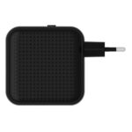 HYPER HyperJuice 70W USB-C GaN Travel Charger with 2x USB-C, 1x USB-A, PD3.0, PPS, QC3.0 - Black