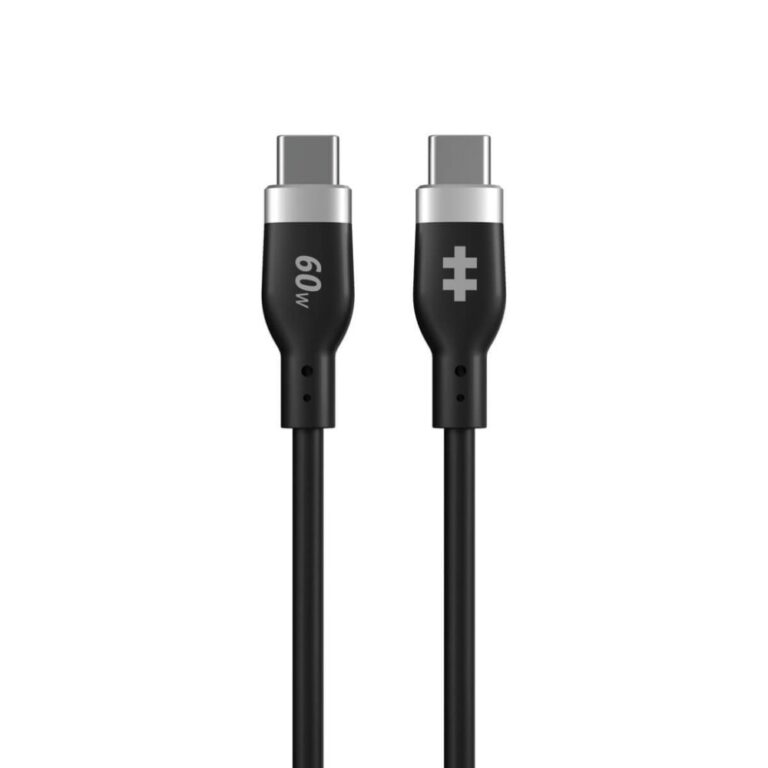 HYPER HyperJuice USB 2.0 Cable 1.5m USB-C to USB-C 60W Black