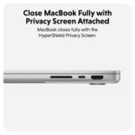 HYPER HyperShield Magnetic Privacy 15" Laptop Frameless Display Filter for MacBook Air 15" - Black
