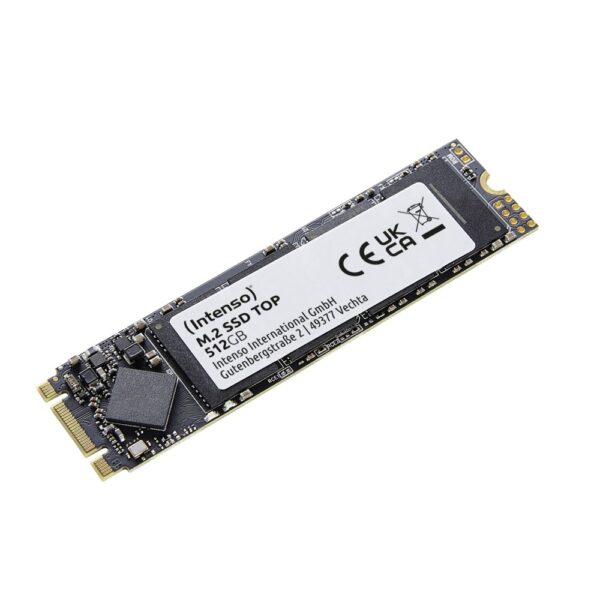 Intenso Top 512GB M.2 2280 SATA III SSD 550MB/s Read 500MB/s Write Green