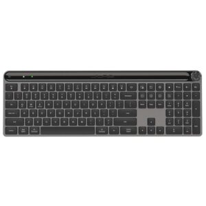 JLab Epic Keyboard, Full-size, QWERTY, USB + Bluetooth 5.2, Scissor Switch, Black