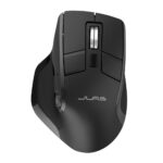 JLab Epic Wireless Mouse, Right-Hand, Bluetooth + USB, Optical, 2400 DPI, 9 Buttons, Black