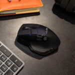 JLab Epic Wireless Mouse, Right-Hand, Bluetooth + USB, Optical, 2400 DPI, 9 Buttons, Black