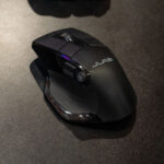 JLab Epic Wireless Mouse, Right-Hand, Bluetooth + USB, Optical, 2400 DPI, 9 Buttons, Black