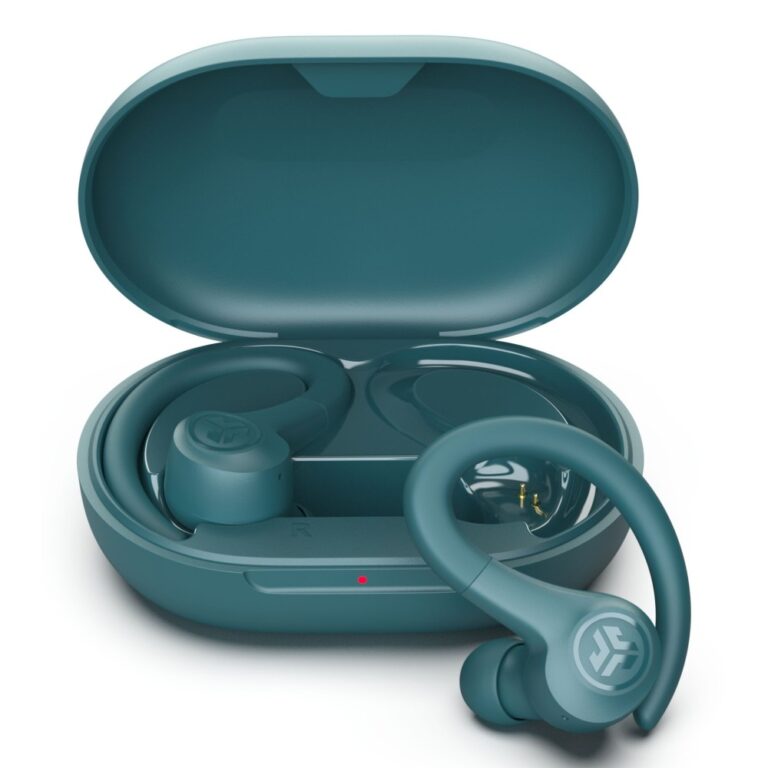 JLab Go Air Sport True Wireless Stereo Ear-hook Sports Headset, Bluetooth 5.1, Teal