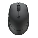 JLab Go Charge Travel Wireless Mouse, Ambidextrous, Bluetooth 5.0 + USB-A, 1600 DPI, Black