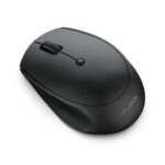 JLab Go Charge Travel Wireless Mouse, Ambidextrous, Bluetooth 5.0 + USB-A, 1600 DPI, Black