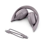 JLab Go Lux ANC Wireless Headset with Built-in Microphone, Bluetooth 5.4, USB-C, Mauve