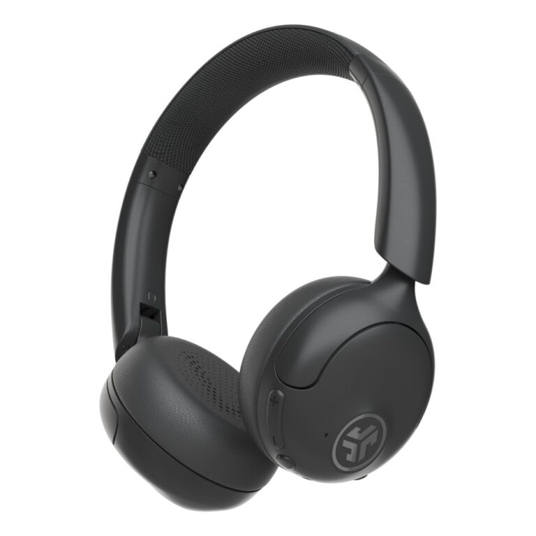 JLab Go Lux ANC Wireless Headset with USB-C, Bluetooth 5.4, Hybrid ANC & Built-in Mic, Graphite