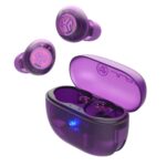 JLab Go Pop ANC Headset True Wireless Bluetooth In-ear Calls/Music Purple, Transparent