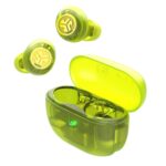 JLab Go Pop ANC In-Ear True Wireless Bluetooth Headset with Built-in Mic - Teal, Transparent