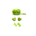 JLab Go Pop ANC In-Ear True Wireless Bluetooth Headset with Built-in Mic - Teal, Transparent