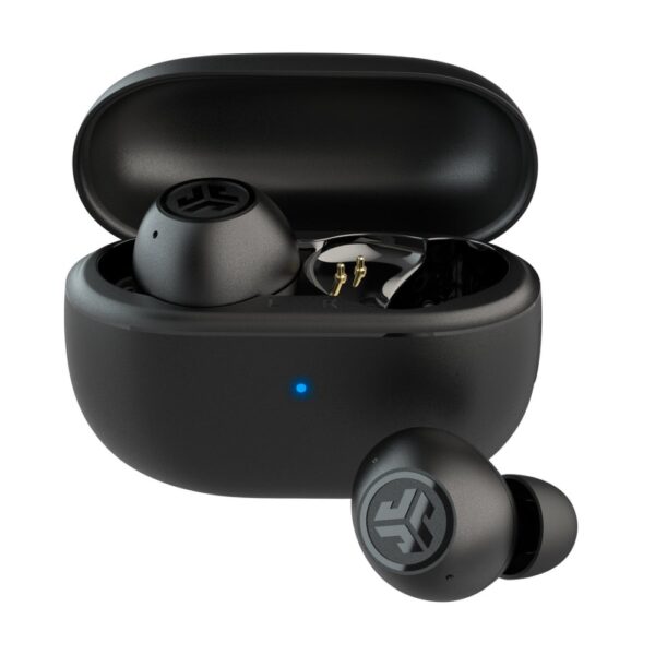 JLab Go Pop ANC True Wireless In-ear Earbuds with Microphone, Bluetooth 5.4, USB-C, Black