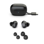 JLab Go Pop ANC True Wireless In-ear Earbuds with Microphone, Bluetooth 5.4, USB-C, Black