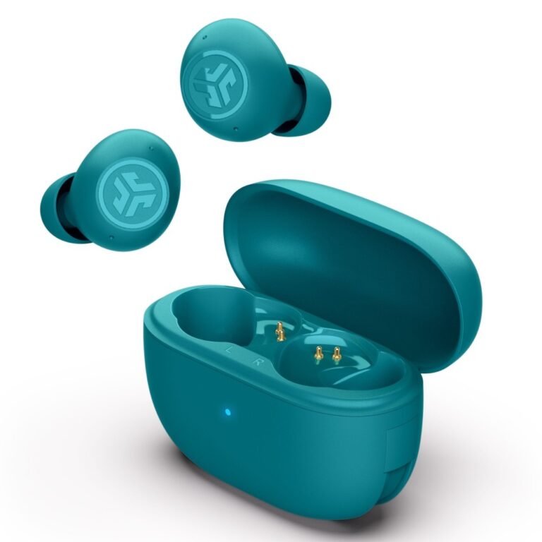 JLab Go Pop ANC True Wireless In-Ear Headset with Microphone, Bluetooth 5.3, Teal