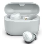 JLab Go Pop+ True Wireless In-Ear Headset with Built-in Mic & Charging Case - White