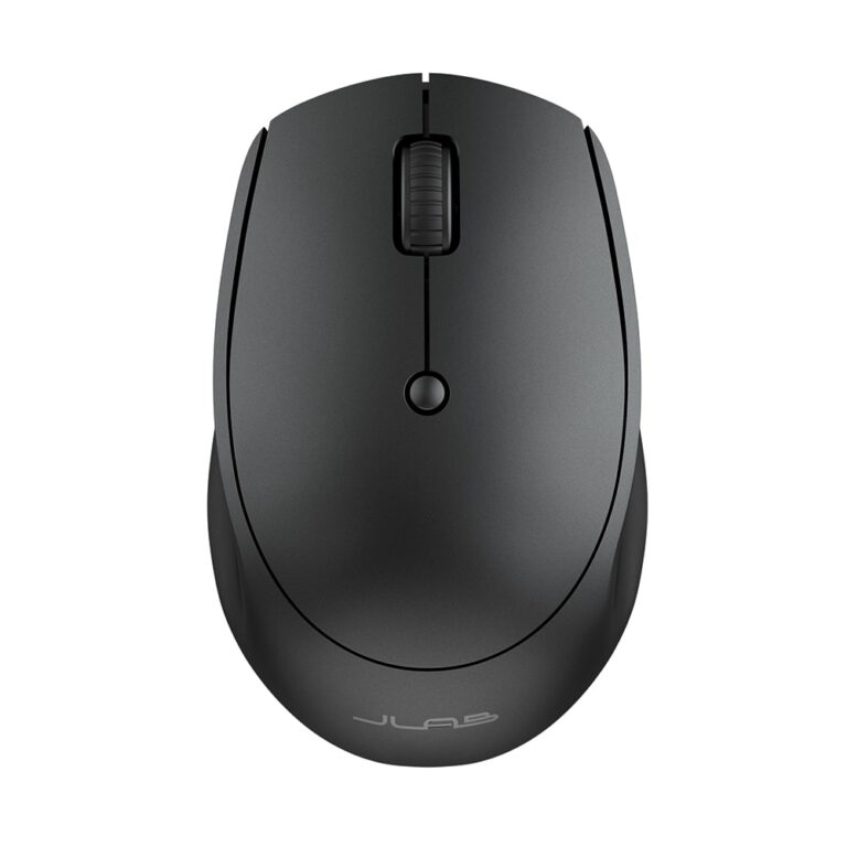 JLab GO Wireless Bluetooth Mouse Ambidextrous 1600 DPI Silent Click Black