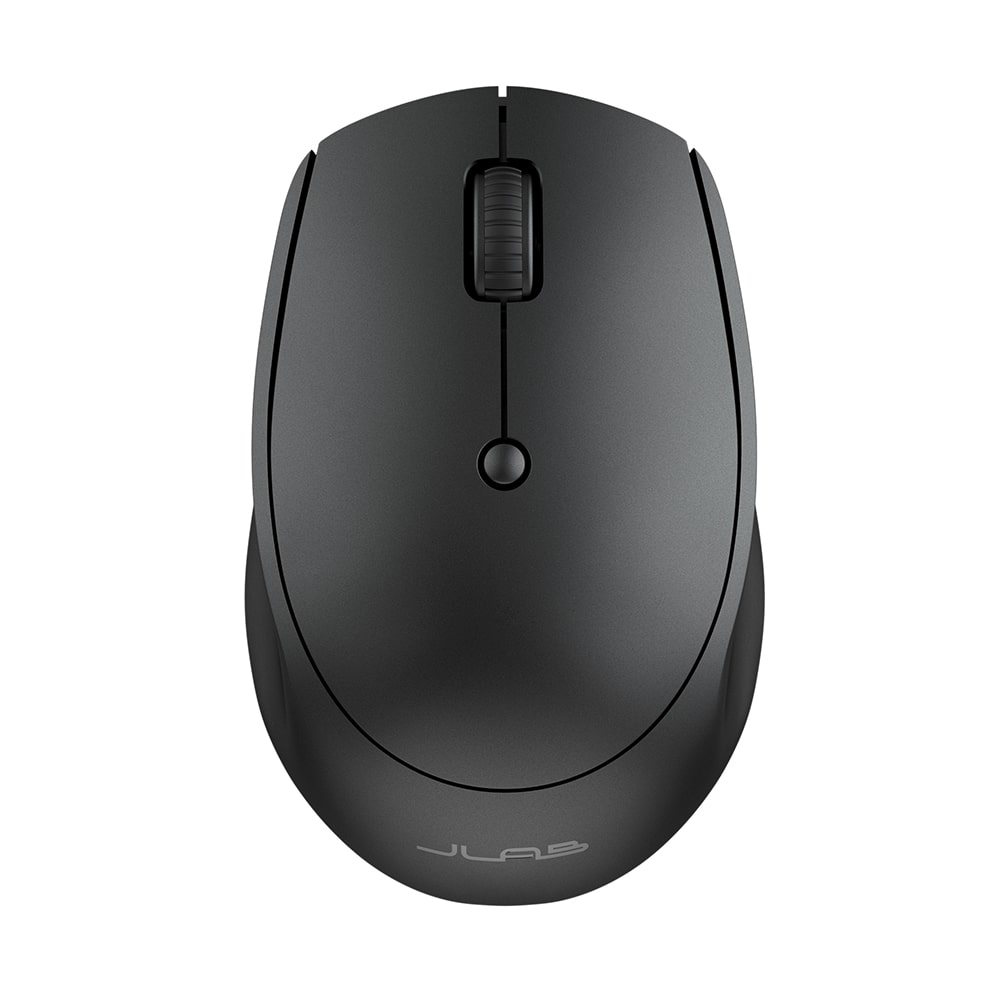 JLab GO Wireless Bluetooth Mouse Ambidextrous 1600 DPI Silent Click Black