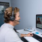 JLab GO Work Gen 2 Wireless On-Ear Headset with Boom Mic, Bluetooth 5.3, USB-C, 3.5mm, Black