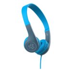 JLab JBuddies Pop Wired Kids Headphones 3.5mm Blue Volume Safe 85dB Headband