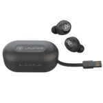 JLab JBuds Air ANC True Wireless Earbuds with Bluetooth 5.2, 40H Playtime, Built-in Mic, Black