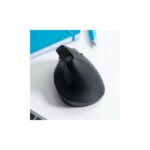 JLab JBuds Ergonomic Vertical Wireless Mouse, Right Hand, 2400 DPI, Black