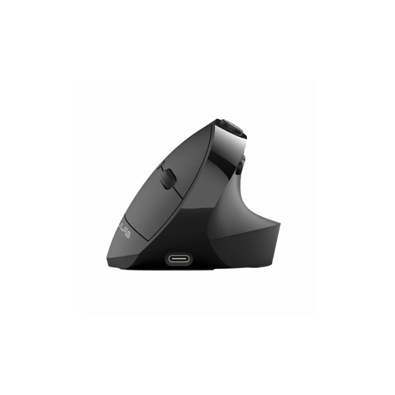 JLab JBuds Ergonomic Vertical Wireless Mouse, Right Hand, 2400 DPI, Black