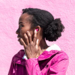 JLab JBuds Mini True Wireless Bluetooth 5.3 In-ear Earbuds with Microphone - Pink