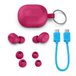 JLab JBuds Mini True Wireless Bluetooth 5.3 In-ear Earbuds with Microphone - Pink