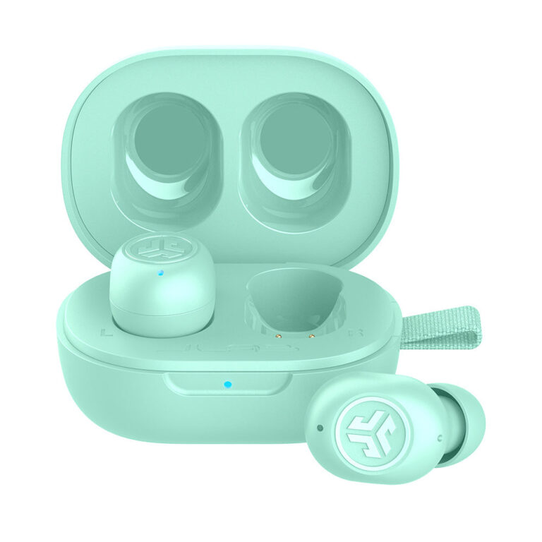 JLab JBuds Mini True Wireless Bluetooth 5.3 In-Ear Headphones with Built-in Mic, Mint