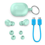 JLab JBuds Mini True Wireless Bluetooth 5.3 In-Ear Headphones with Built-in Mic, Mint