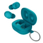 JLab JBuds Mini True Wireless Bluetooth 5.3 In-Ear Headphones with Microphone Aqua