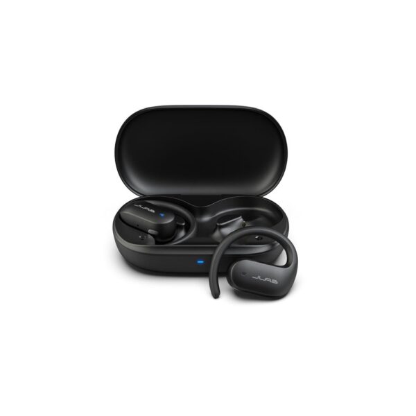 JLab JBuds Open Sport True Wireless In-ear Headset with Built-in Microphone, Black