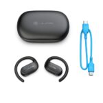 JLab JBuds Open Sport True Wireless In-ear Headset with Built-in Microphone, Black