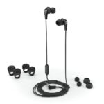 JLab JBuds PRO Wired In-Ear Sports Headphones with In-line Microphone & Volume Control, Black