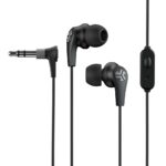 JLab JBuds PRO Wired In-Ear Sports Headphones with In-line Microphone & Volume Control, Black
