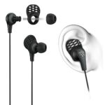 JLab JBuds PRO Wired In-Ear Sports Headphones with In-line Microphone & Volume Control, Black