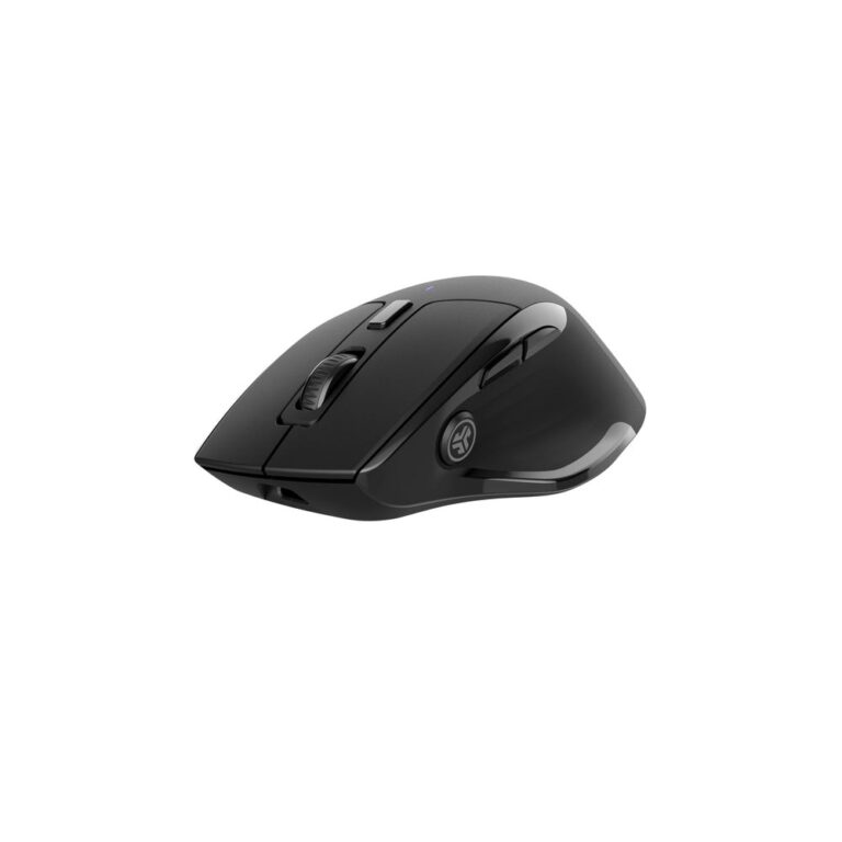 JLab JBuds Wireless Bluetooth Mouse, Optical Right-Hand, 2400 DPI, 7 Buttons, Black