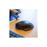 JLab JBuds Wireless Bluetooth Mouse, Optical Right-Hand, 2400 DPI, 7 Buttons, Black